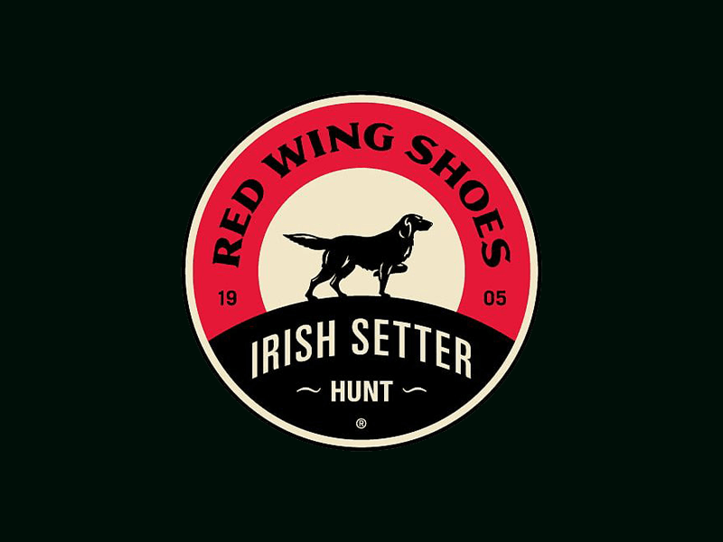 Irish setter store boots logo