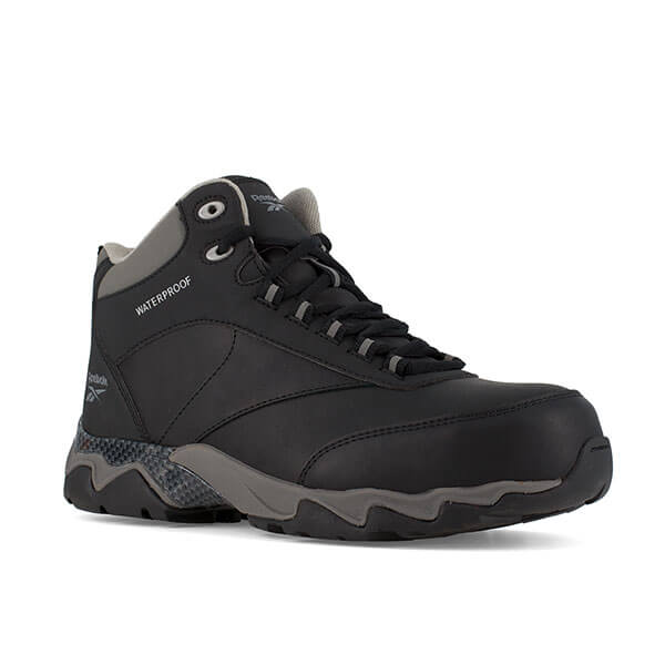 Fusion Flexweave Work Shoe, Black and Grey